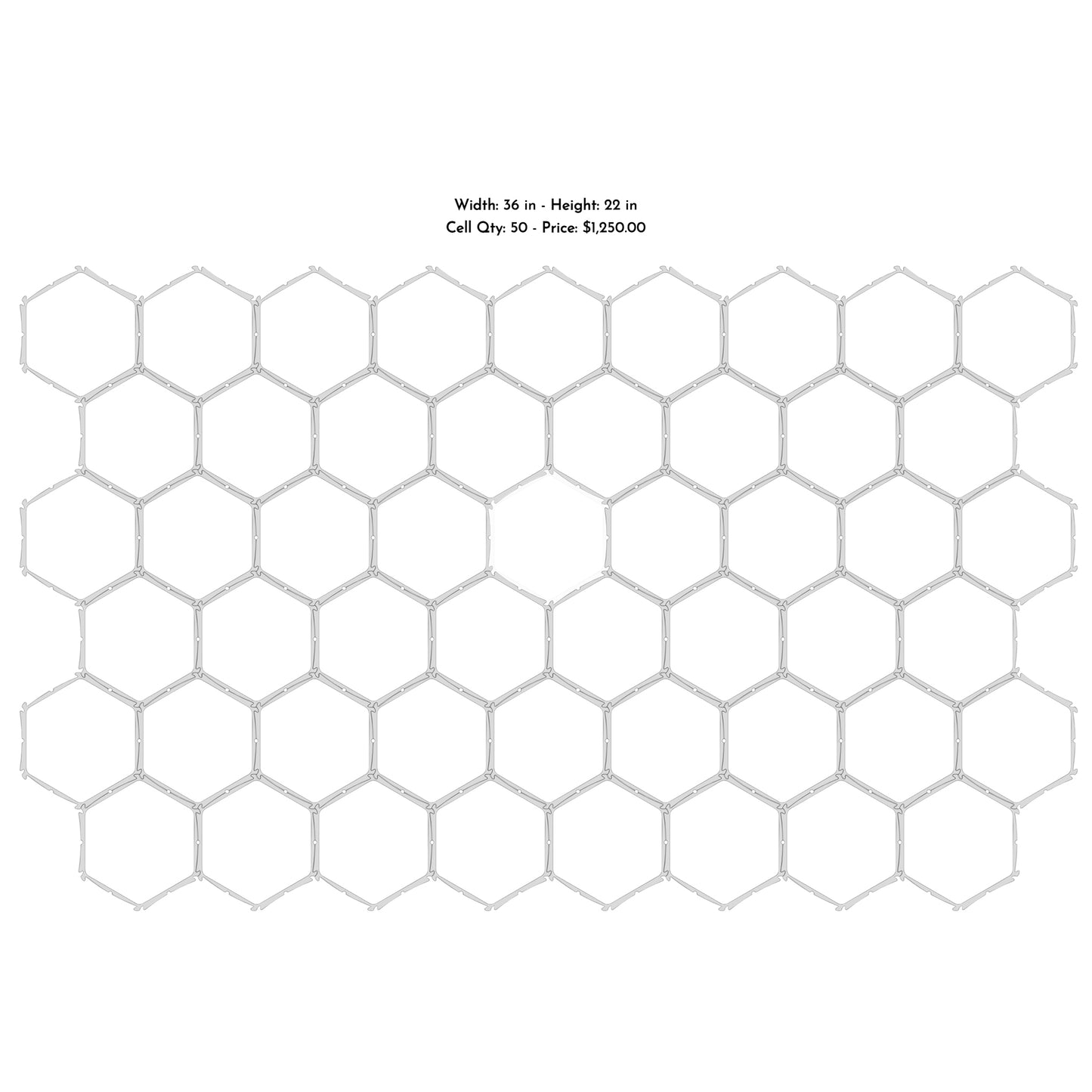 WineHive® 50-Cell, Silver