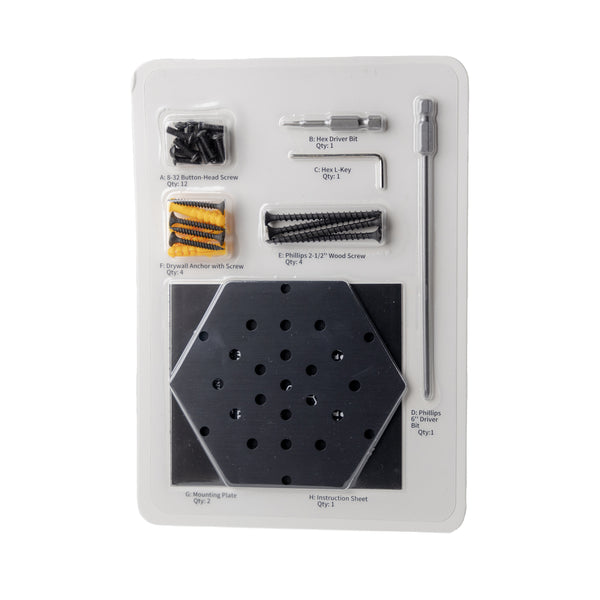 5-Cell Wall Mount Hardware