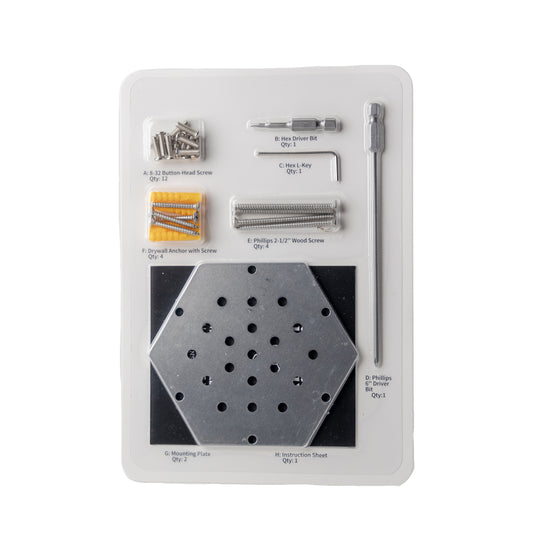 5-Cell Wall Mount Hardware